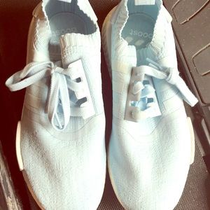 Brand new, never worn adidas boost in light blue!